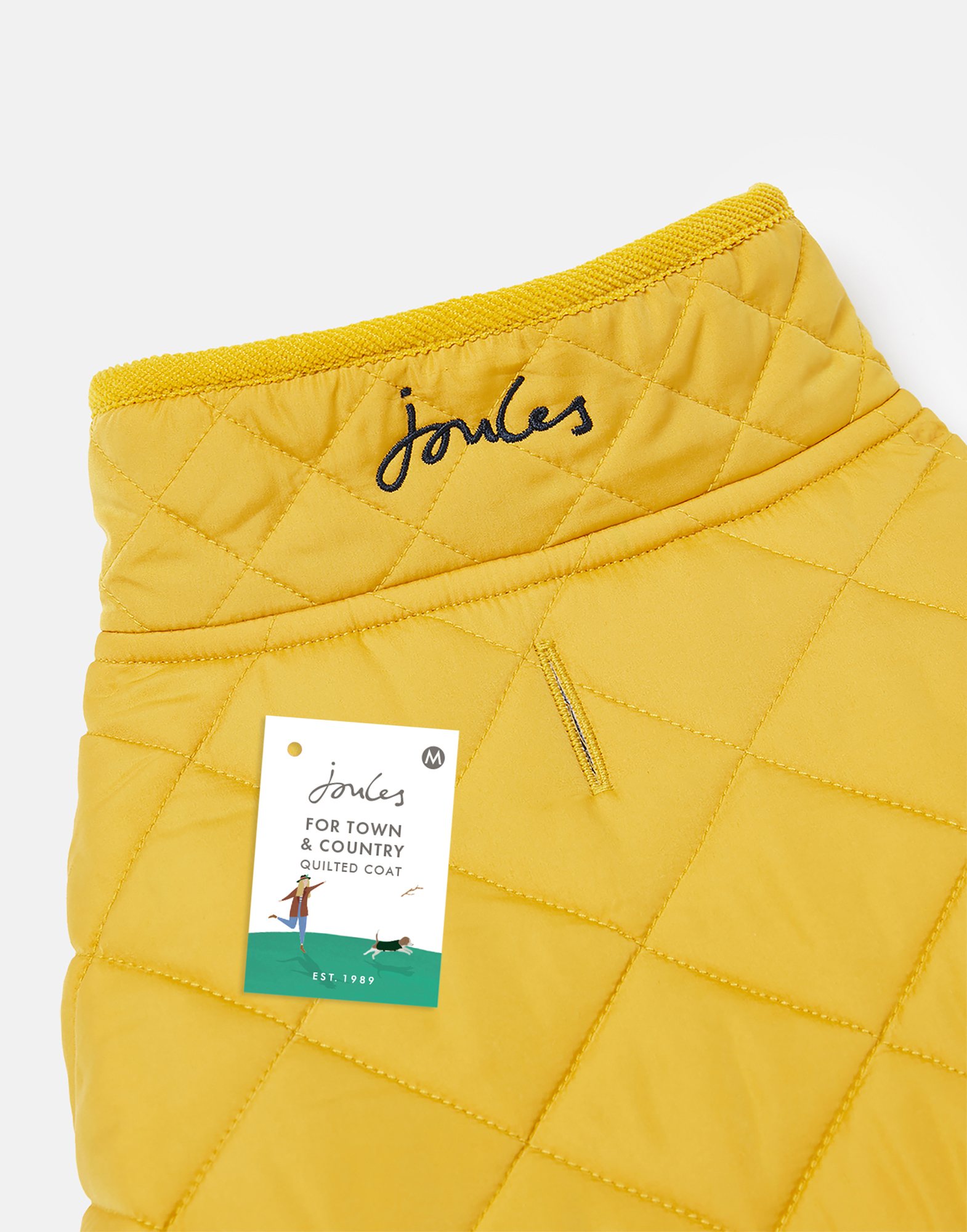 Joules Antique Gold Quilted Coat Small Willowbrook Nursery and Garden Centre