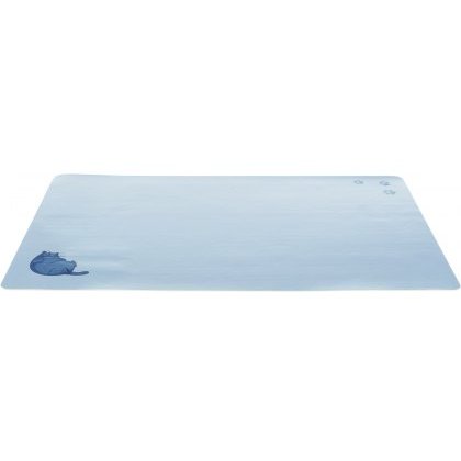 TRIXIE Place mat fat cat/Paws, 44 ? 28 cm, grey TRIXIE Place mat fat cat/Paws, 44 ? 28 cm, grey
