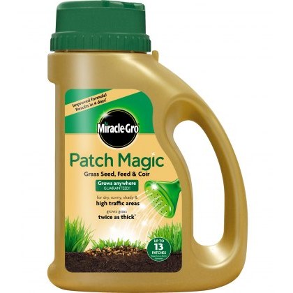 MIRACLE-GRO® Patch Magic® Grass Seed, Feed & Coir 1015g MIRACLE-GRO® Patch Magic® Grass Seed, Feed & Coir 1015g