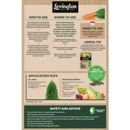 LEVINGTON® Bone Meal Multi Purpose Plant Food 1.5Kg LEVINGTON® Bone Meal Multi Purpose Plant Food 1.5Kg