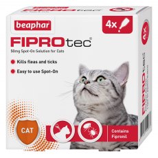 BEAPHAR FIPROtec® Spot-On for Cats x4 BEAPHAR FIPROtec® Spot-On for Cats x4