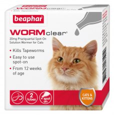 BEAPHAR WORMclear® Spot-On for Cats x2 BEAPHAR WORMclear® Spot-On for Cats x2