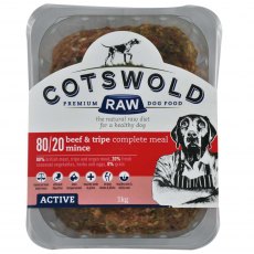 COTSWOLD Beef and Tripe Mince - 80/20 Active - 1kg COTSWOLD Beef and Tripe Mince - 80/20 Active - 1kg