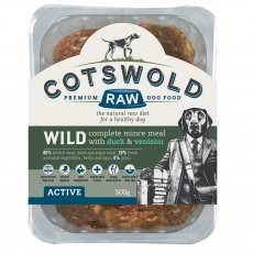 COTSWOLD Wild - Duck and Venison Mince - 80/20 Active - 500g COTSWOLD Wild - Duck and Venison Mince - 80/20 Active - 500g