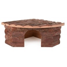 TRIXIE Jesper corner house, dwarf rabbits, bark wood, 42 × 15 × 30/30 cm TRIXIE Jesper corner house, dwarf rabbits, bark wood, 42 × 15 × 30/30 cm