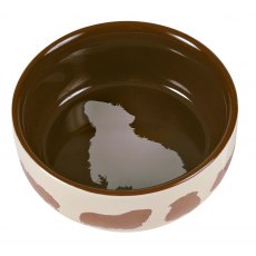 TRIXIE Ceramic bowl with motif, guinea pigs, 250 ml/ø 11 cm TRIXIE Ceramic bowl with motif, guinea pigs, 250 ml/ø 11 cm