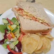 Cheddar And Tomato Sandwich Cheddar And Tomato Sandwich