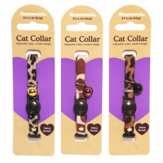 Jungle Print Cat Collar Jungle Print Cat Collar