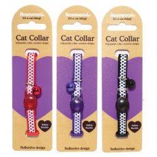Spotty Reflective Strip Cat Collar Spotty Reflective Strip Cat Collar