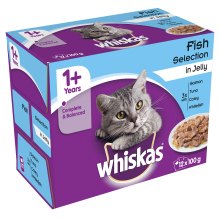 WHISKAS PCH JEL FISH 12PK x 100G WHISKAS PCH JEL FISH 12PK x 100G