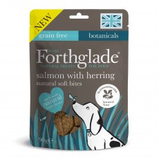 FORTHGLADE Soft Bite Grain Free Salmon and Herring Treats 90g FORTHGLADE Soft Bite Grain Free Salmon and Herring Treats 90g