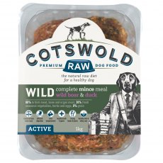 COTSWOLD Wild - Boar and Duck - 80/20 Active - 1kg COTSWOLD Wild - Boar and Duck - 80/20 Active - 1kg