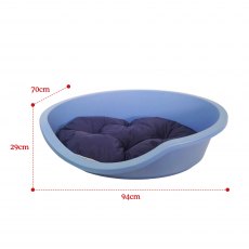 ECO LINE Plastic Pet Bed 95 Slate Blue ECO LINE Plastic Pet Bed 95 Slate Blue