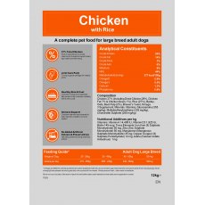 Willowbrook Pets SUPER PREMIUM Large Breed Dog Food Chicken & Rice 12kg Willowbrook Pets SUPER PREMIUM Large Breed Dog Food Chicken & Rice 12kg