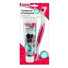 BEAPHAR Toothbrush and Toothpaste 100g BEAPHAR Toothbrush and Toothpaste 100g