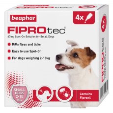 BEAPHAR FIPROtec® Spot-On for Small Dogs x4 BEAPHAR FIPROtec® Spot-On for Small Dogs x4