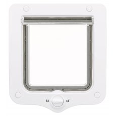 TRIXIE 2-Way cat flap, 20 × 22 cm, white TRIXIE 2-Way cat flap, 20 × 22 cm, white