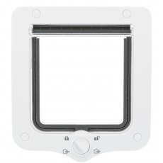TRIXIE 4-Way cat flap, 20 × 22 cm, white TRIXIE 4-Way cat flap, 20 × 22 cm, white
