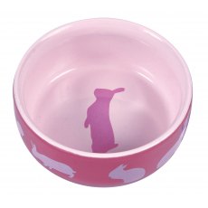 TRIXIE Bowl, rabbit motif, ceramic 250 ml/ø 11 cm TRIXIE Bowl, rabbit motif, ceramic 250 ml/ø 11 cm