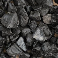 PEBBLES & COBBLES Ebony Black Cobbles 30-60mm - Large Bag PEBBLES & COBBLES Ebony Black Cobbles 30-60mm - Large Bag