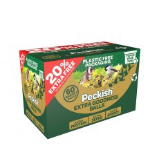 PECKISH Extra Goodness Energy Balls 50 Box plus 20% Extra Free PECKISH Extra Goodness Energy Balls 50 Box plus 20% Extra Free