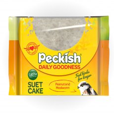 PECKISH Daily Goodness Peanut and Mealworm Suet Cake 300g PECKISH Daily Goodness Peanut and Mealworm Suet Cake 300g