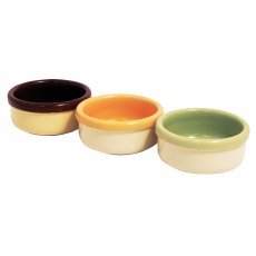 3.5 In Ceramic Two-Tone Bowls 3.5 In Ceramic Two-Tone Bowls