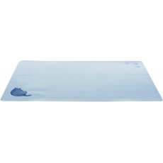 TRIXIE Place mat fat cat/Paws, 44 × 28 cm, grey TRIXIE Place mat fat cat/Paws, 44 × 28 cm, grey