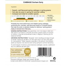 Cabbage Durham Early Cabbage Durham Early