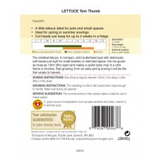 Lettuce Tom Thumb Lettuce Tom Thumb