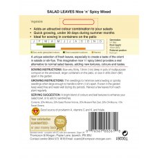 Salad Leaves - Nice n Spicy Mixed Salad Leaves - Nice n Spicy Mixed