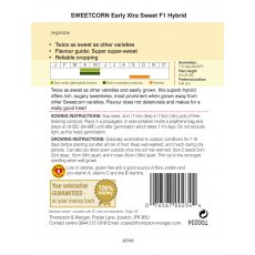 Sweetcorn Early Xtra Sweet F1 Hybrid Sweetcorn Early Xtra Sweet F1 Hybrid
