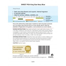 Sweet Pea King Size Navy Blue Sweet Pea King Size Navy Blue