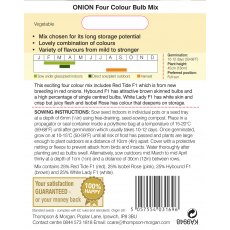Onion Four Colour Bulb Mix Onion Four Colour Bulb Mix
