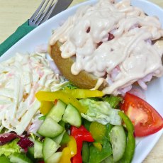 Jacket Potato Prawn Marie Rose Jacket Potato Prawn Marie Rose