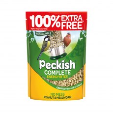 PECKISH Complete Energy Bites 500g + 100% Extra Free PECKISH Complete Energy Bites 500g + 100% Extra Free