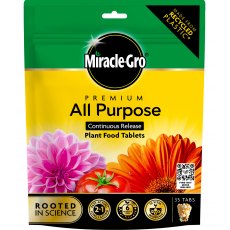 MIRACLE-GRO® Premium All Purpose Continuous Release Plant Food Tablets MIRACLE-GRO® Premium All Purpose Continuous Release Plant Food Tablets