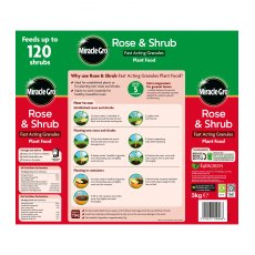 MIRACLE-GRO® Rose & Shrub Fast Acting Granules Plant Food 3Kg MIRACLE-GRO® Rose & Shrub Fast Acting Granules Plant Food 3Kg