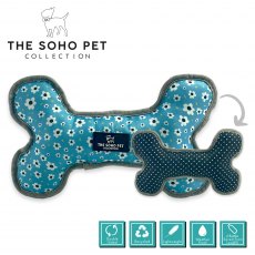 Daisy/Polka Patterned Reversible Bone Toy Daisy/Polka Patterned Reversible Bone Toy