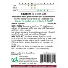 Courgette All Green Bush Courgette All Green Bush