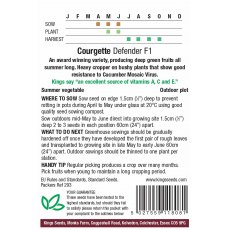 Courgette Defender F1 Courgette Defender F1