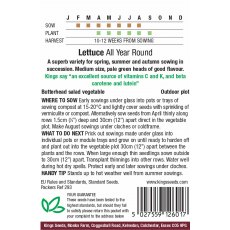 Lettuce All Year Round Lettuce All Year Round