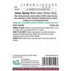 Onion Spring White Lisbon (Winter Hardy) Onion Spring White Lisbon (Winter Hardy)