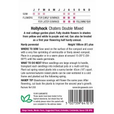 Hollyhock Double Mixed Hollyhock Double Mixed