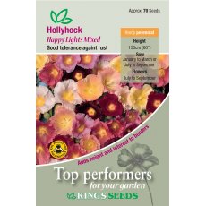 Hollyhock Happy Lights Mixed Hollyhock Happy Lights Mixed