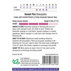 Sweet Pea Beaujolais Sweet Pea Beaujolais