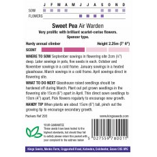 Sweet Pea Air Warden Sweet Pea Air Warden