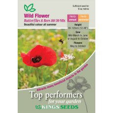 Wild Flower Mix Butterflies & Bees 80/20 Wild Flower Mix Butterflies & Bees 80/20