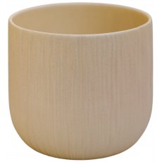 Metallic Pot Cover Cream 15cm Metallic Pot Cover Cream 15cm