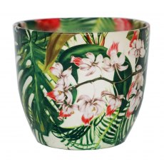 Monza Tropical Floral H13cm D13cm Monza Tropical Floral H13cm D13cm